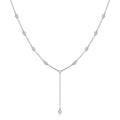 SILVER DIAMONDS NECKLACE