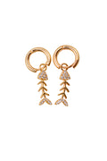 FISHBONE EARRINGS